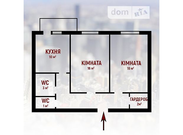 Продажа двухкомнатной квартиры в Ивано-Франковске, на ул. Национальной Гвардии, район Центр фото 1