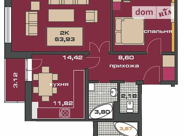 Продажа двухкомнатной квартиры в Ивано-Франковске, на ул. Независимости (Горького) район Центр фото 1 Продажа двухкомнатной квартиры в Ивано-Франковске, на ул. Независимости (Горького) район Центр фото 1