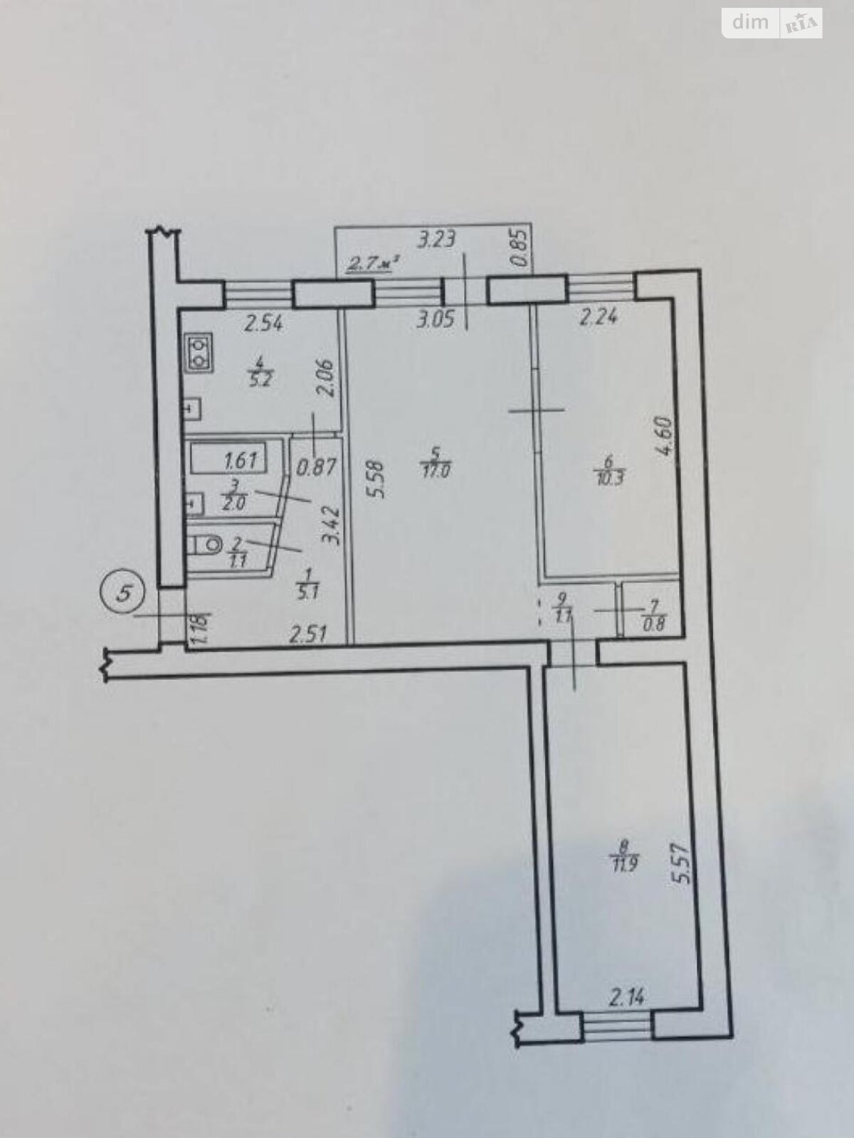 Продаж трикімнатної квартири в Івано-Франківську, на бул. Північний 12, район Центр фото 1