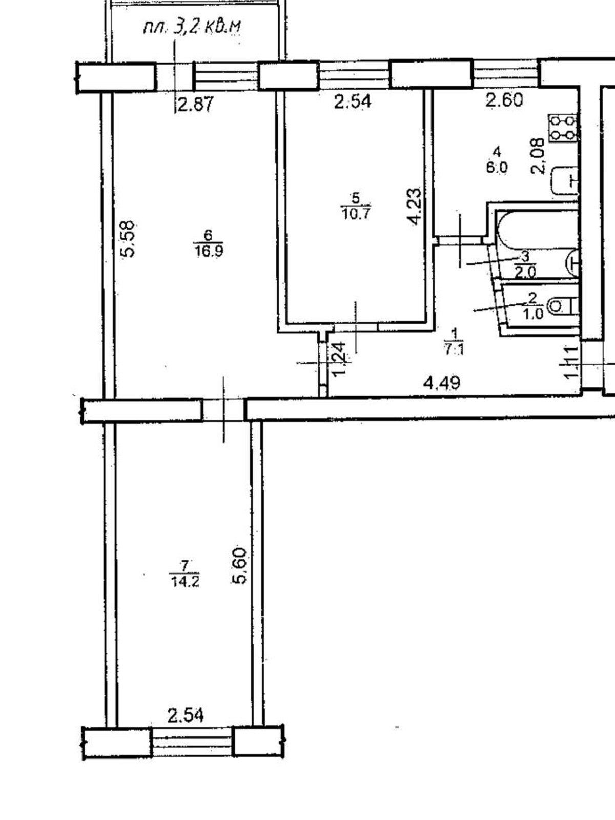 Продаж трикімнатної квартири в Івано-Франківську, на вул. Української Перемоги, район Центр фото 1