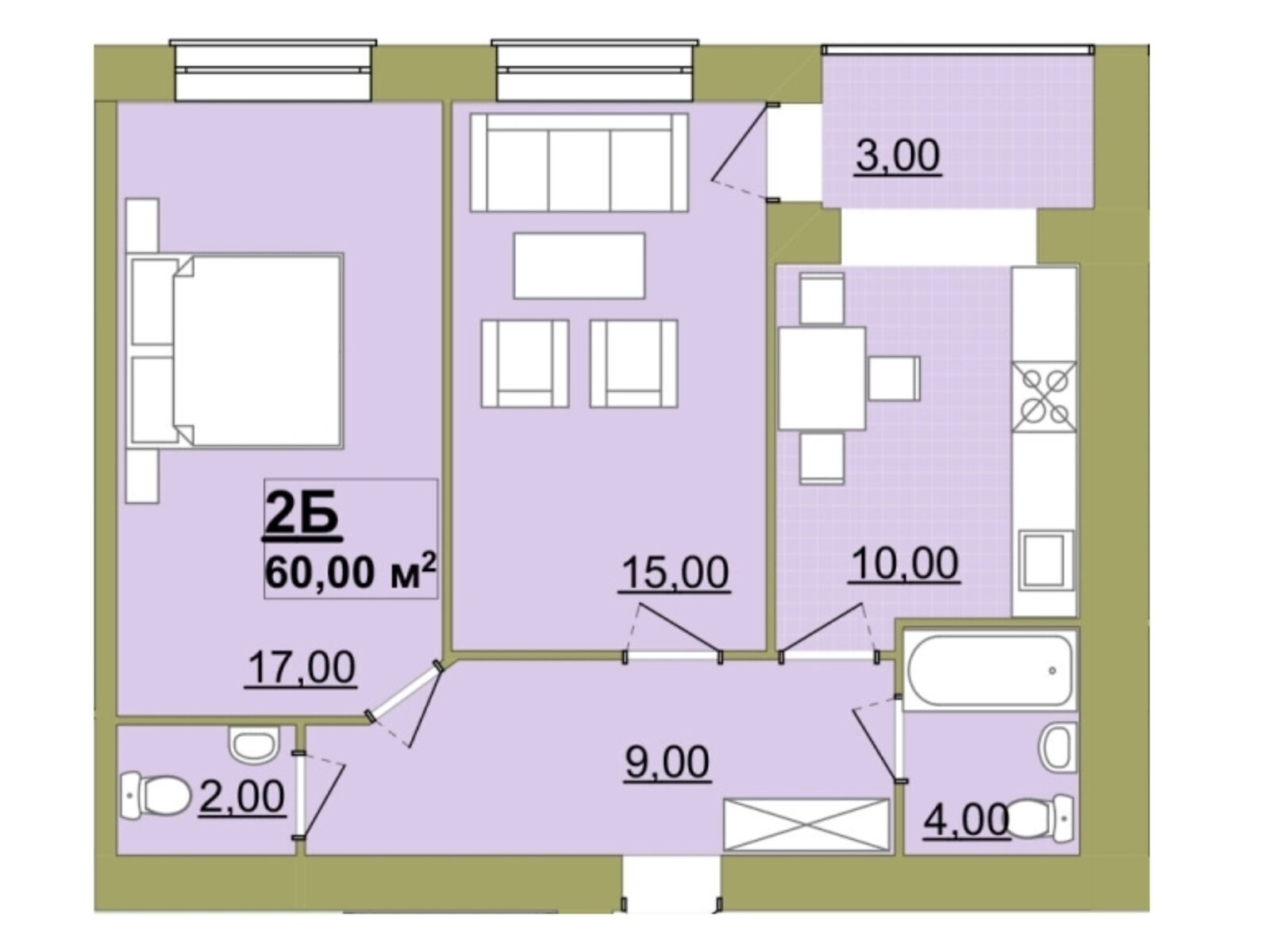 Продажа двухкомнатной квартиры в Ивано-Франковске, на ул. Высочана Семена 18 корпус 23, район Центр фото 1