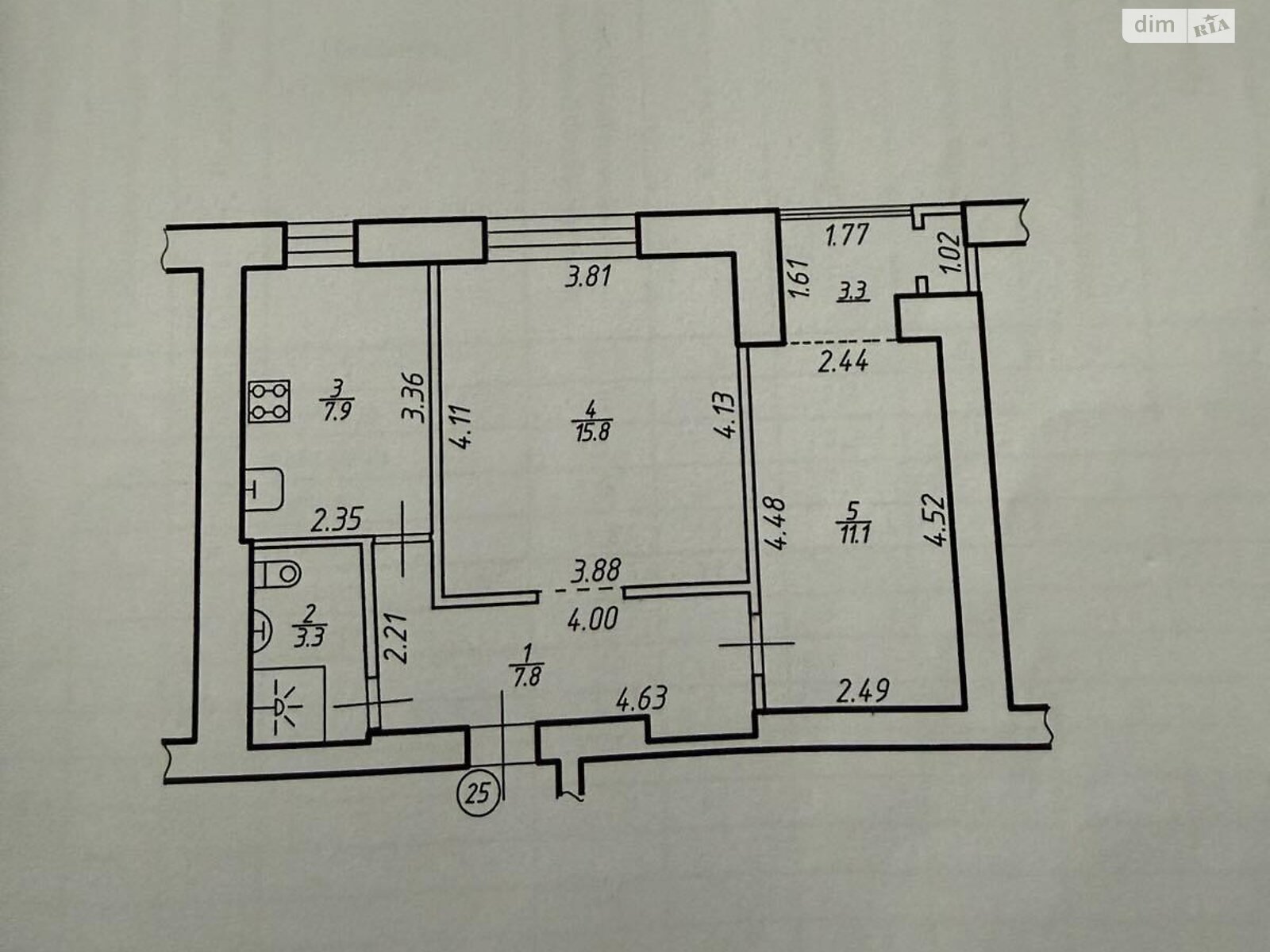 Продажа двухкомнатной квартиры в Ивано-Франковске, на бул. Южный, район Центр фото 1