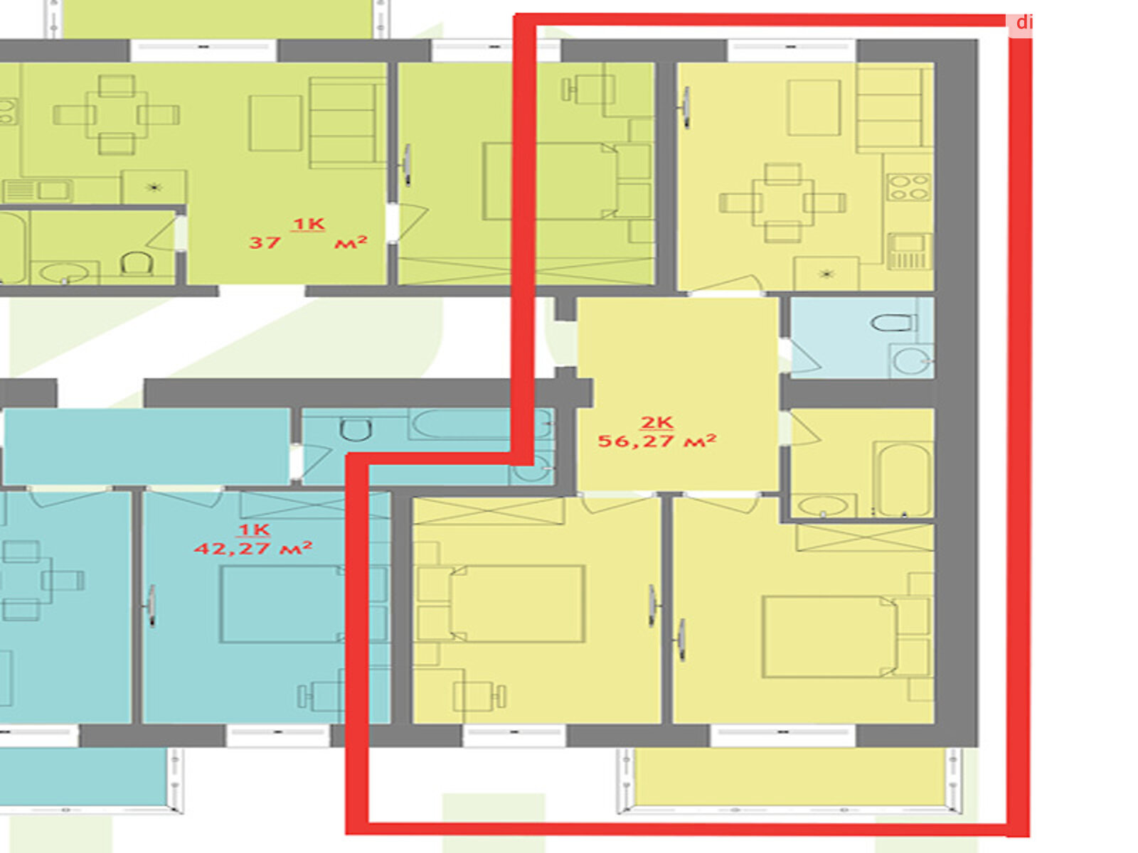 Продаж двокімнатної квартири в Івано-Франківську, на вул. Урожайна 5, фото 1 Продаж двокімнатної квартири в Івано-Франківську, на вул. Урожайна 5, фото 1