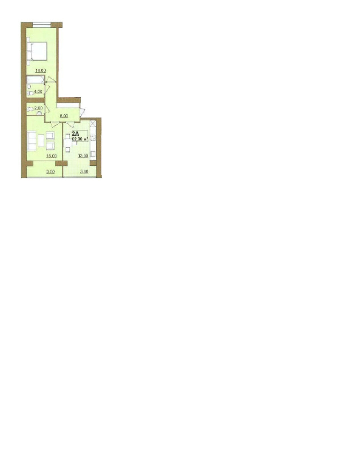Продажа двухкомнатной квартиры в Ивано-Франковске, на ул. Высочана Семена, район Центр фото 1