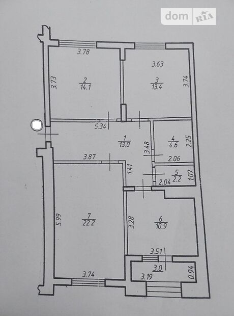 Продажа трехкомнатной квартиры в Ивано-Франковске, на ул. Довженко А., район Бам фото 1 Продажа трехкомнатной квартиры в Ивано-Франковске, на ул. Довженко А., район Бам фото 1