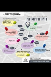 Продажа однокомнатной квартиры в Ивано-Франковске, на ул. Княгинин 44, район Набережная Княгинин фото 2