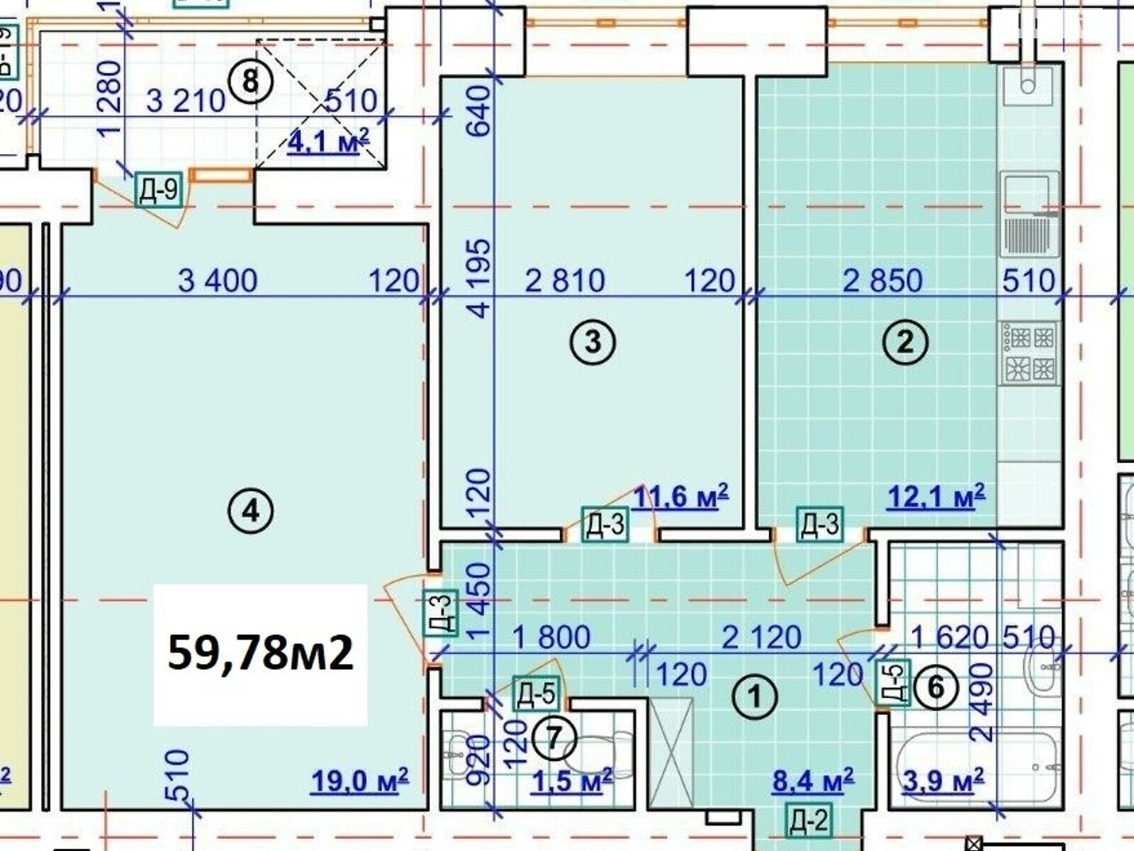 Продажа двухкомнатной квартиры в Ивано-Франковске, на ул. Национальной Гвардии, район Центр фото 1