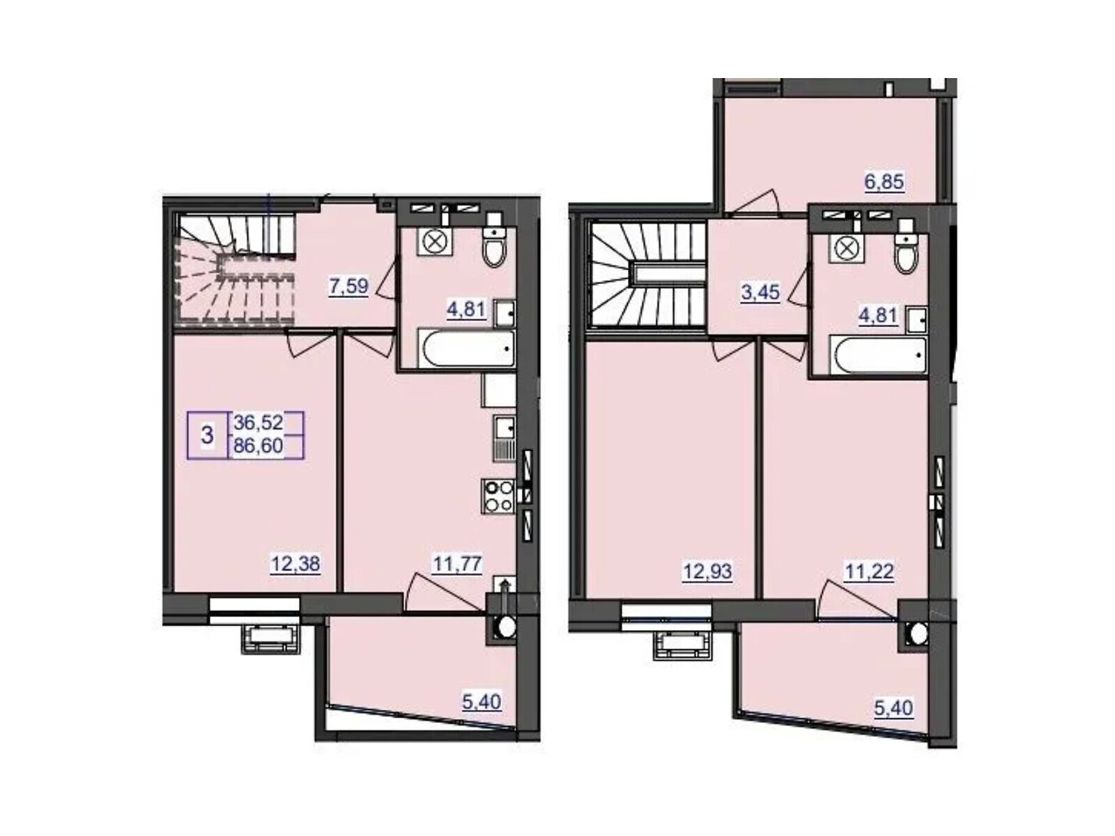 Продажа трехкомнатной квартиры в Житомире, на ул. Святослава Рихтера 40, фото 1 Продажа трехкомнатной квартиры в Житомире, на ул. Святослава Рихтера 40, фото 1