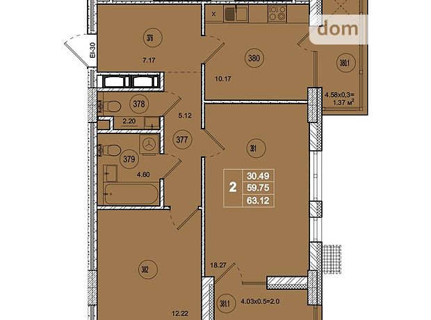 Продажа двухкомнатной квартиры в Житомире, на ул. Котовского район Богунский фото 1 Продажа двухкомнатной квартиры в Житомире, на ул. Котовского район Богунский фото 1