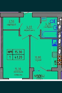 Продажа однокомнатной квартиры в Житомире, на пер. Красный 41А, район Богунский фото 2