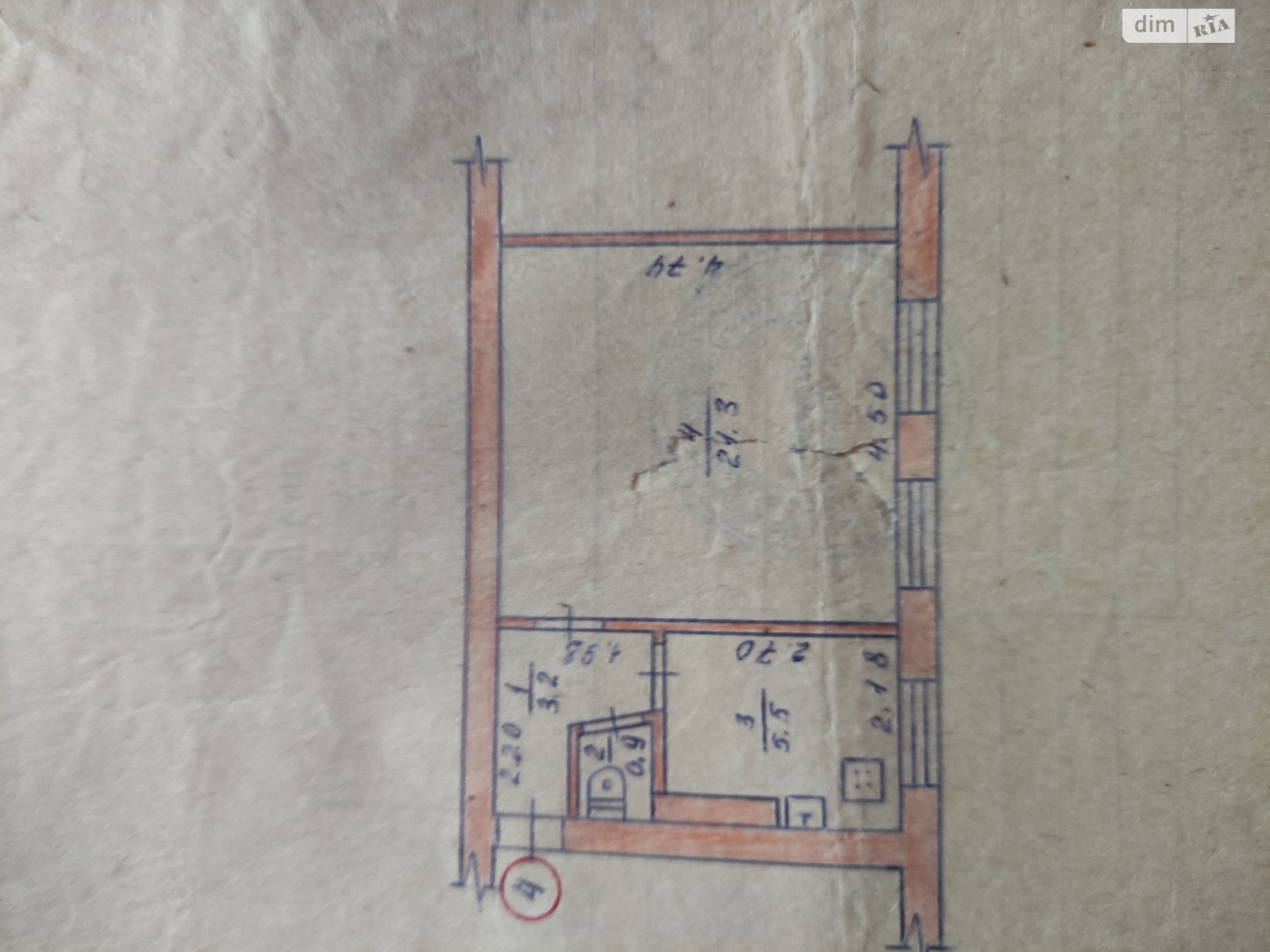 Продажа однокомнатной квартиры в Житомире, на ул. Офицерская, кв. 4, район Дос фото 1