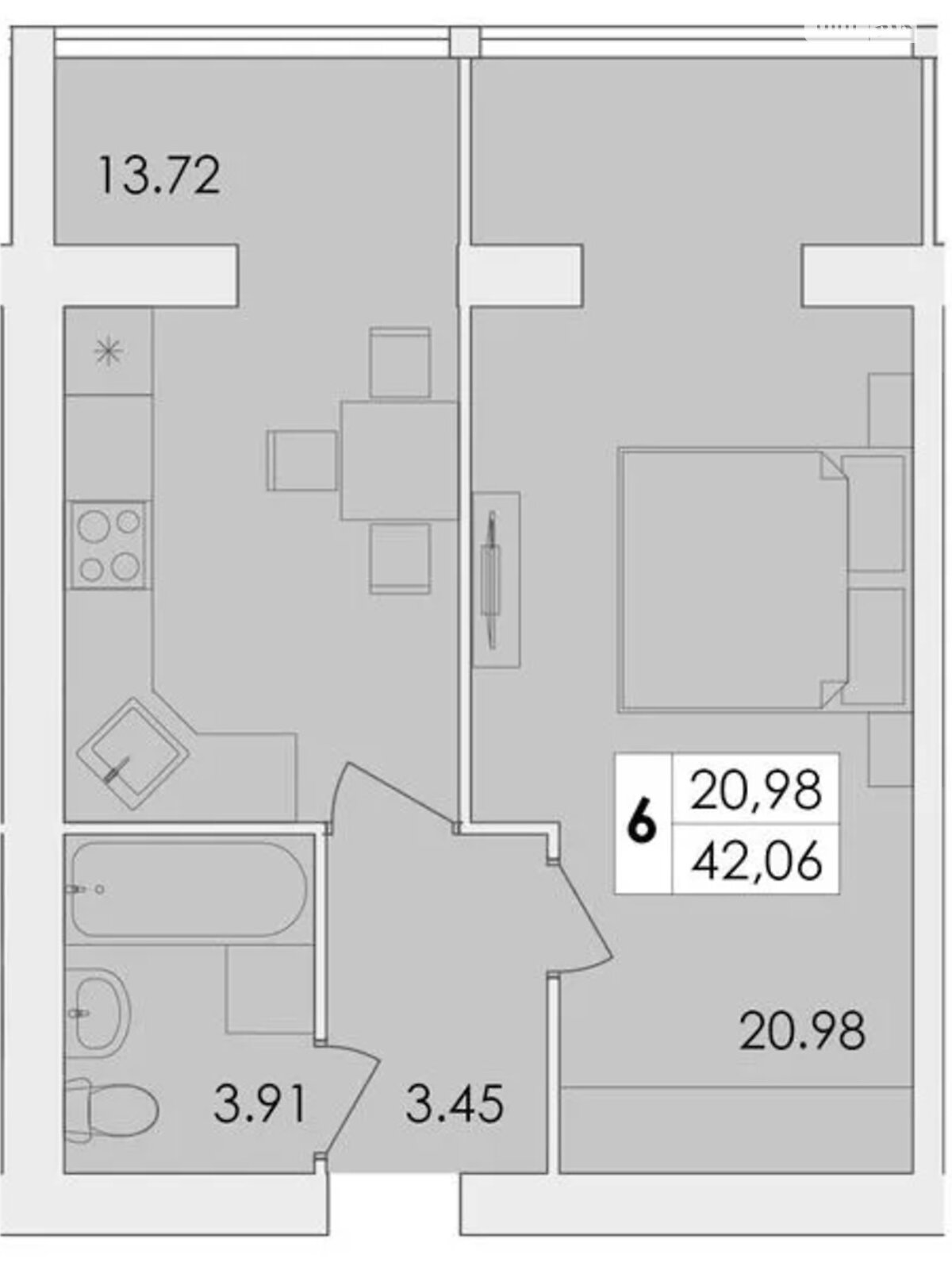 Продажа однокомнатной квартиры в Житомире, на ул. Жуйка 28, кв. 5, район Королевский фото 1 Продажа однокомнатной квартиры в Житомире, на ул. Жуйка 28, кв. 5, район Королевский фото 1