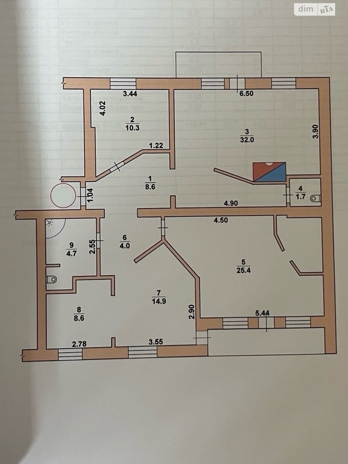 Продажа трехкомнатной квартиры в Житомире, на 1-й пер. Киевский 14, район Королевский фото 1