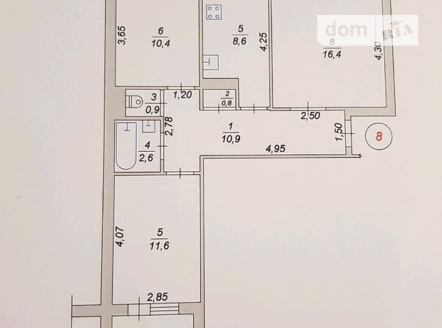Продажа трехкомнатной квартиры в Житомире, район Королевский фото 1 Продажа трехкомнатной квартиры в Житомире, район Королевский фото 1