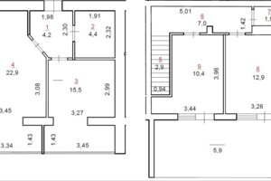 Продажа трехкомнатной квартиры в Житомире, на ул. Евгения Рыхлика, район Крошня фото 2