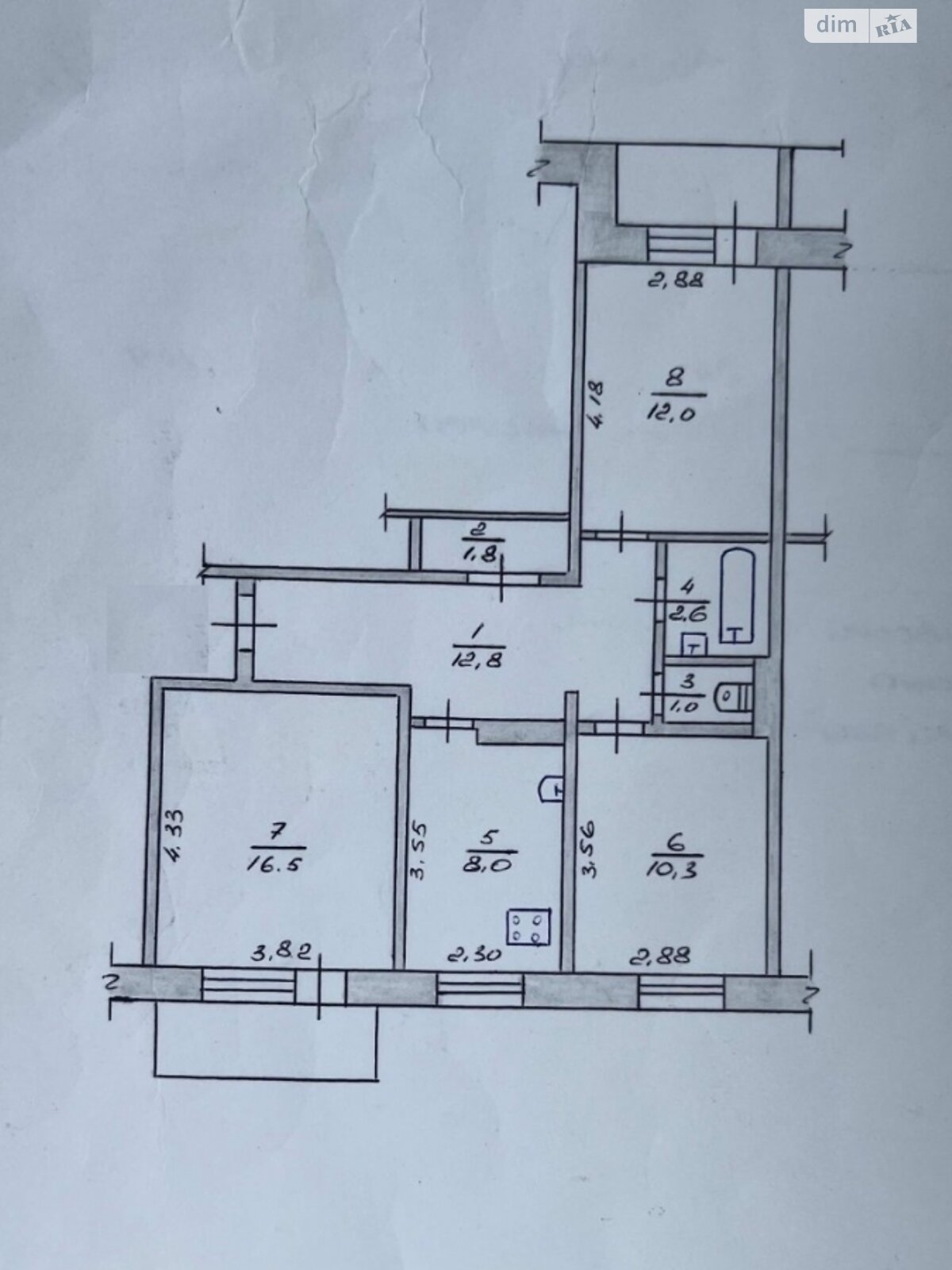 Продаж трикімнатної квартири в Житомирі, на вул. Покровська 149, район Крошня фото 1 Продаж трикімнатної квартири в Житомирі, на вул. Покровська 149, район Крошня фото 1