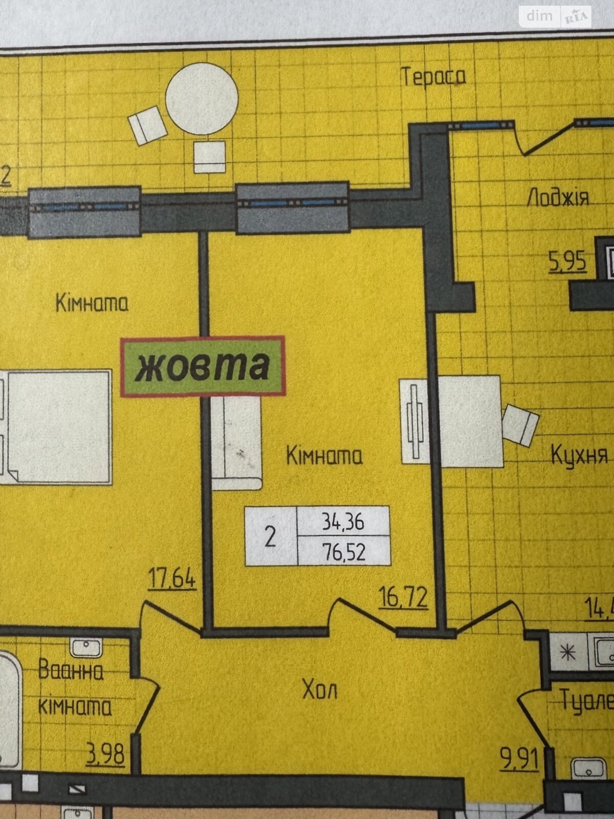 Продаж двокімнатної квартири в Житомирі, на вул. Домбровського 3, кв. 99, район Сінний ринок фото 1 Продаж двокімнатної квартири в Житомирі, на вул. Домбровського 3, кв. 99, район Сінний ринок фото 1