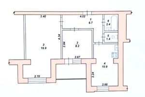 Продаж двокімнатної квартири в Житомирі, на вул. Івана Мазепи 85, район Центр фото 2