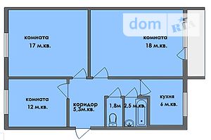 Продаж трикімнатної квартири в Житомирі,, район Центр фото 1