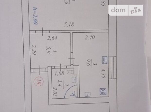 Продажа однокомнатной квартиры в Жмеринке, на Одеська 85а, фото 1 Продажа однокомнатной квартиры в Жмеринке, на Одеська 85а, фото 1
