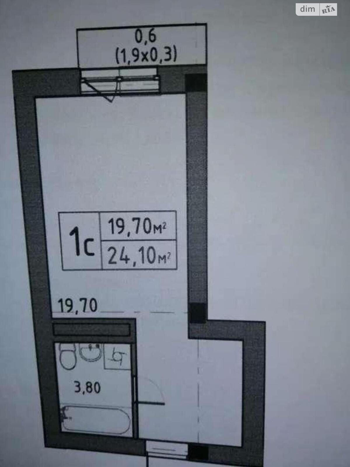 Продаж однокімнатної квартири в Жулянах, на вул. Степана Рудницького 4Г, район Жуляни фото 1