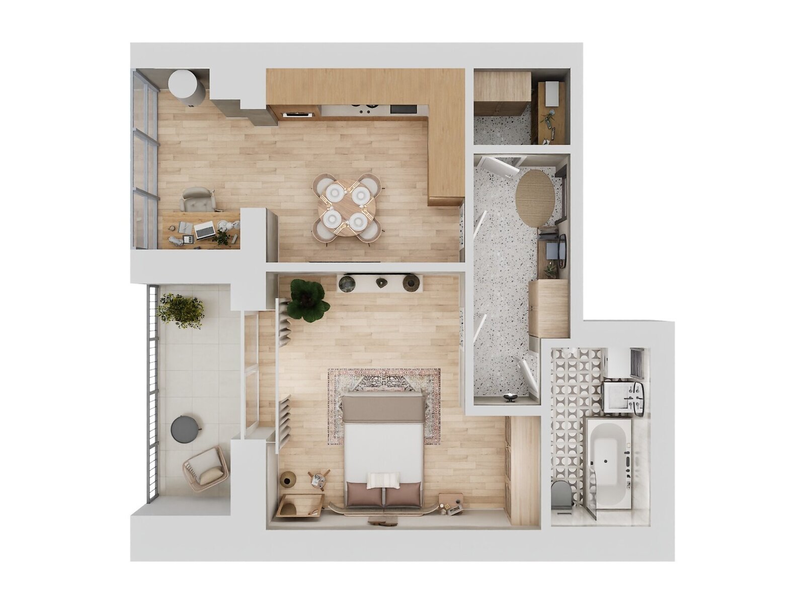 Продаж однокімнатної квартири в Кам’янці-Подільському, на вул. Івана Виговського 4/6, фото 1