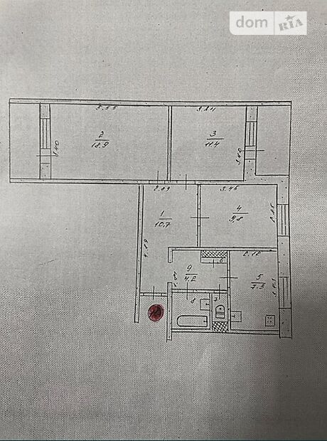 Продажа трехкомнатной квартиры в Каменском, на бул. Героев район Днепровский фото 1 Продажа трехкомнатной квартиры в Каменском, на бул. Героев район Днепровский фото 1
