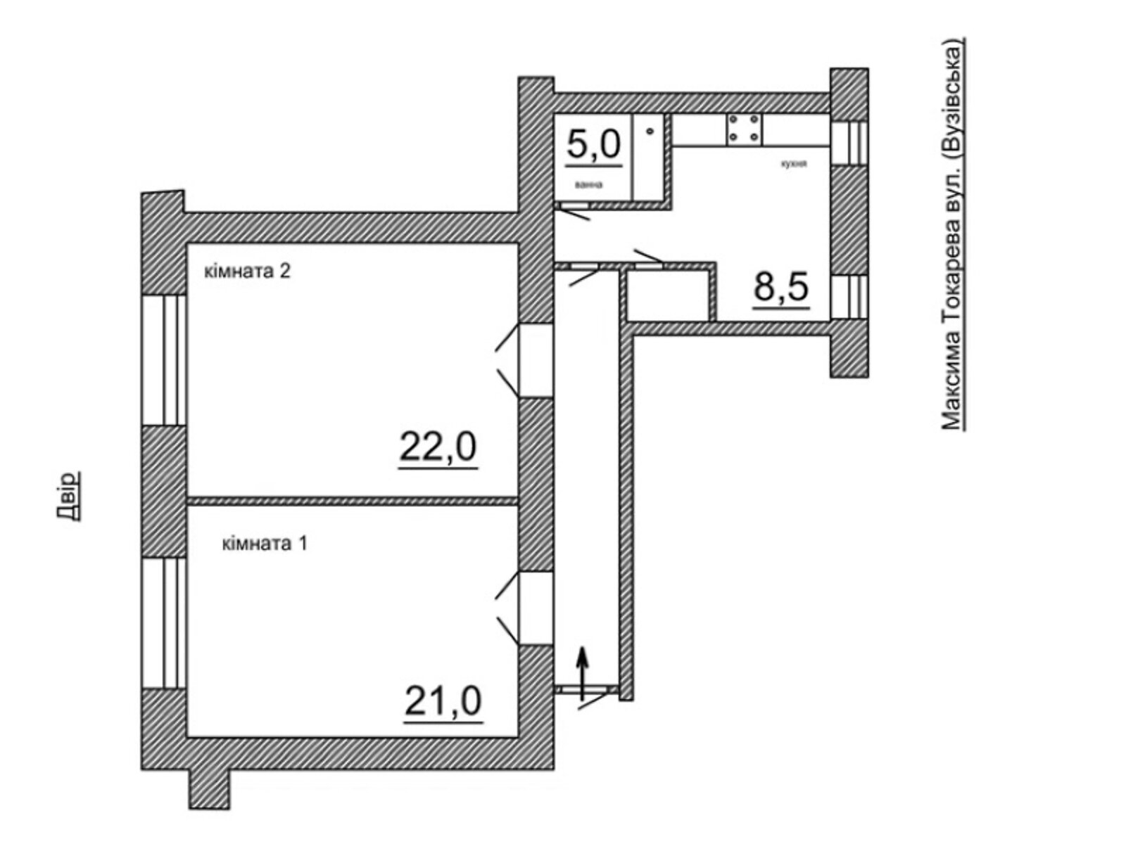 Продажа двухкомнатной квартиры в Киеве, на ул. Вузовская 4, район Александровская Слободка фото 1