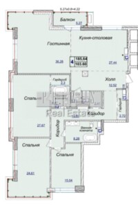 Продаж чотирикімнатної квартири в Києві, на вул. Андрія Верхогляда 19А, фото 2