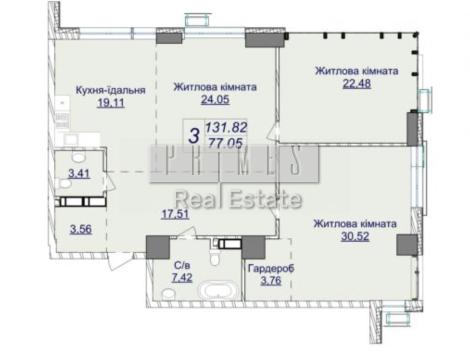 Продажа трехкомнатной квартиры в Киеве, на ул. Андрея Верхогляда 1-20А, фото 1 Продажа трехкомнатной квартиры в Киеве, на ул. Андрея Верхогляда 1-20А, фото 1