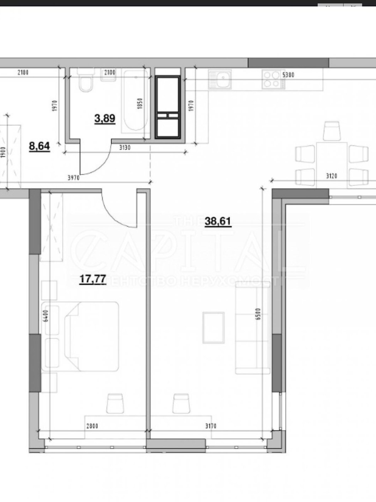 Продаж двокімнатної квартири в Києві, на вул. Андрія Верхогляда 30, фото 1