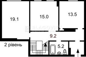 Продаж п`ятикімнатної квартири в Києві, на вул. Ахматової Анни 13Д, фото 2