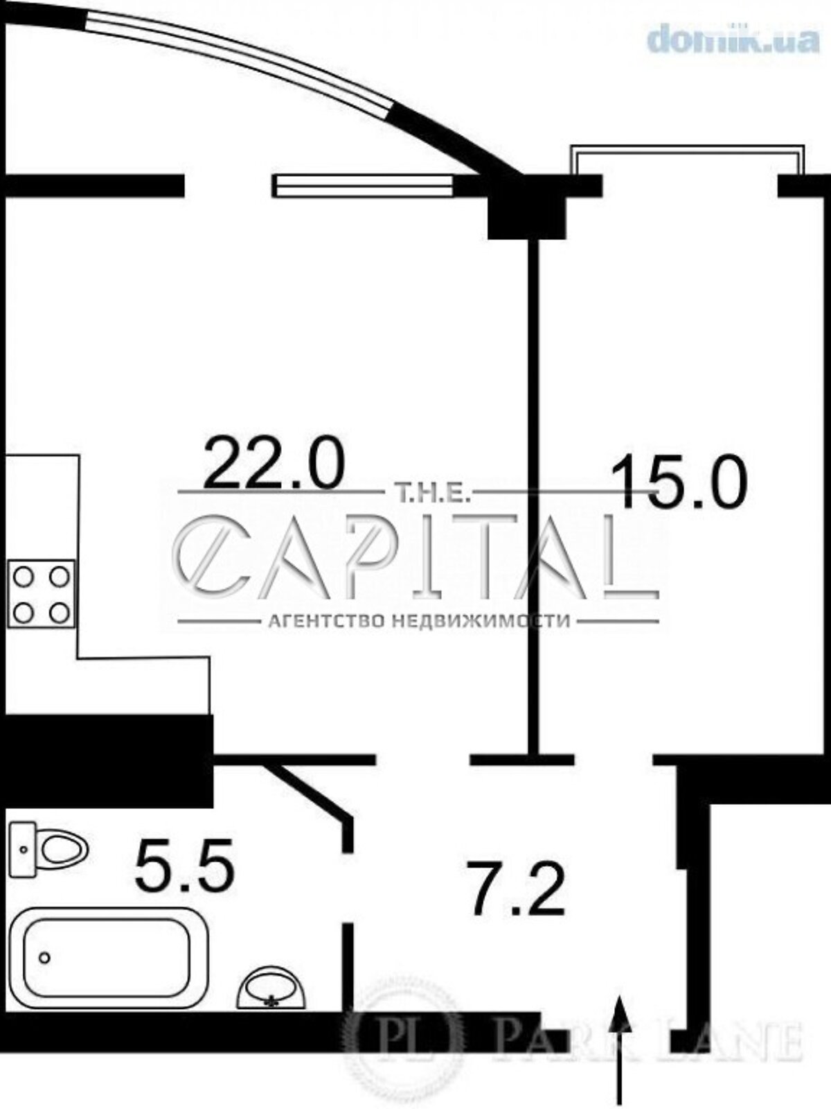 Продажа однокомнатной квартиры в Киеве, на ул. Антоновича 72, район Голосеевский фото 1