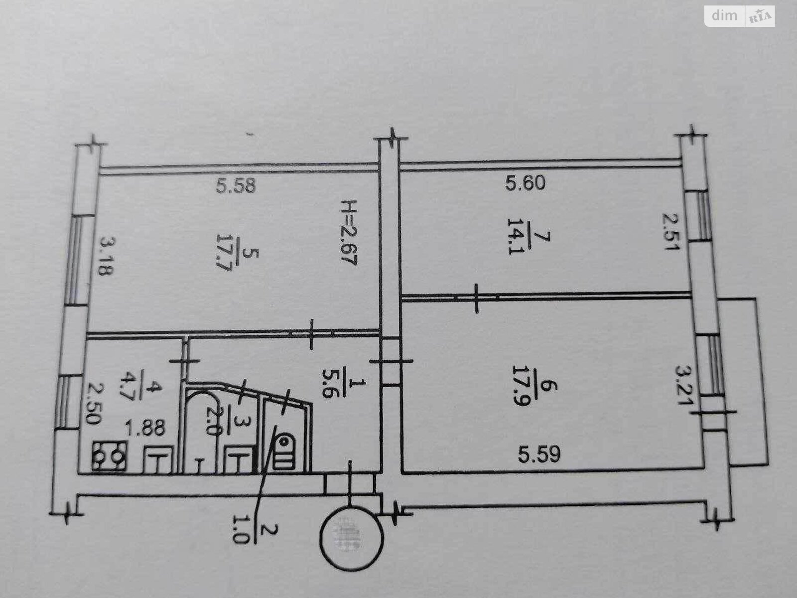 Продажа трехкомнатной квартиры в Киеве, на ул. Ивана Неходы 5, район Батыева Гора фото 1