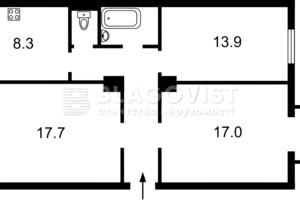 Продажа трехкомнатной квартиры в Киеве, на просп. Берестейский 75/2, фото 2
