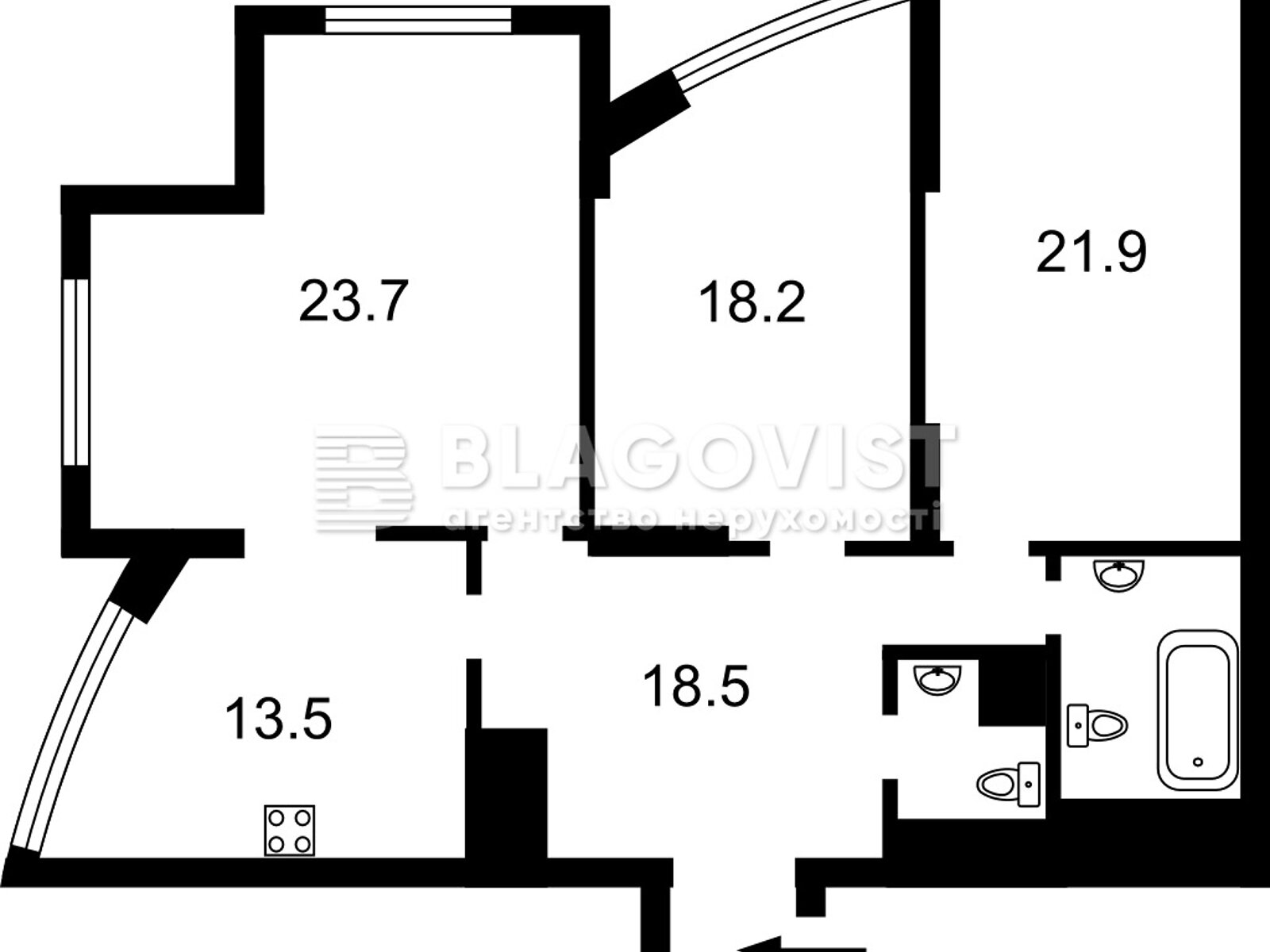 Продажа трехкомнатной квартиры в Киеве, на просп. Берестейский 26, фото 1 Продажа трехкомнатной квартиры в Киеве, на просп. Берестейский 26, фото 1