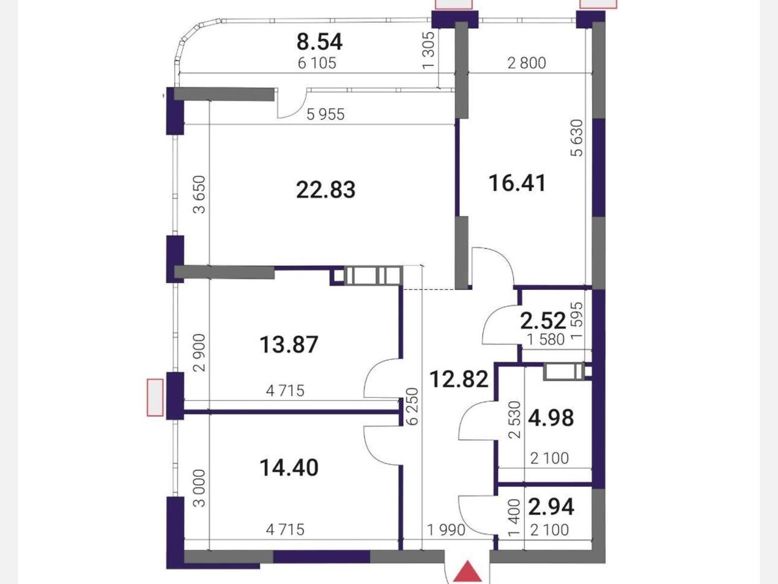Продажа трехкомнатной квартиры в Киеве, на наб. Днепровская 1, район Березняки фото 1