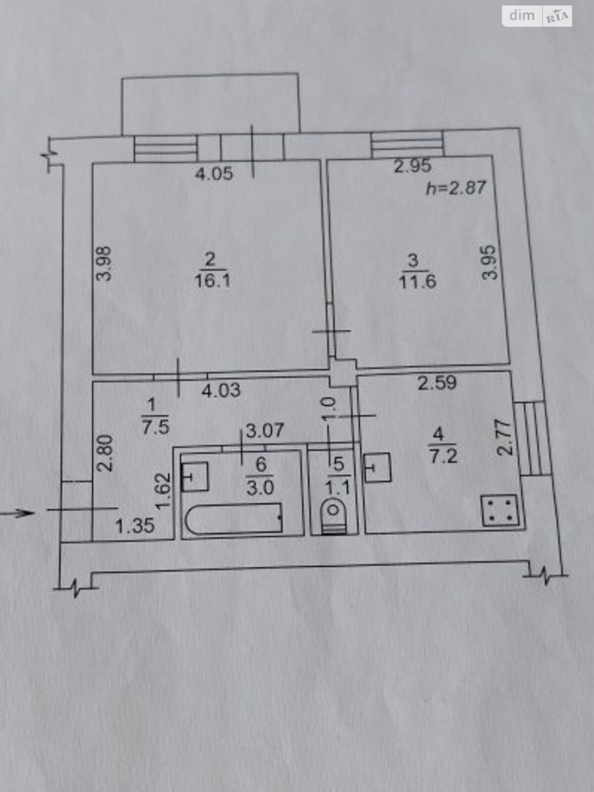 Продаж двокімнатної квартири в Києві, на вул. Велика Окружна 2, фото 1