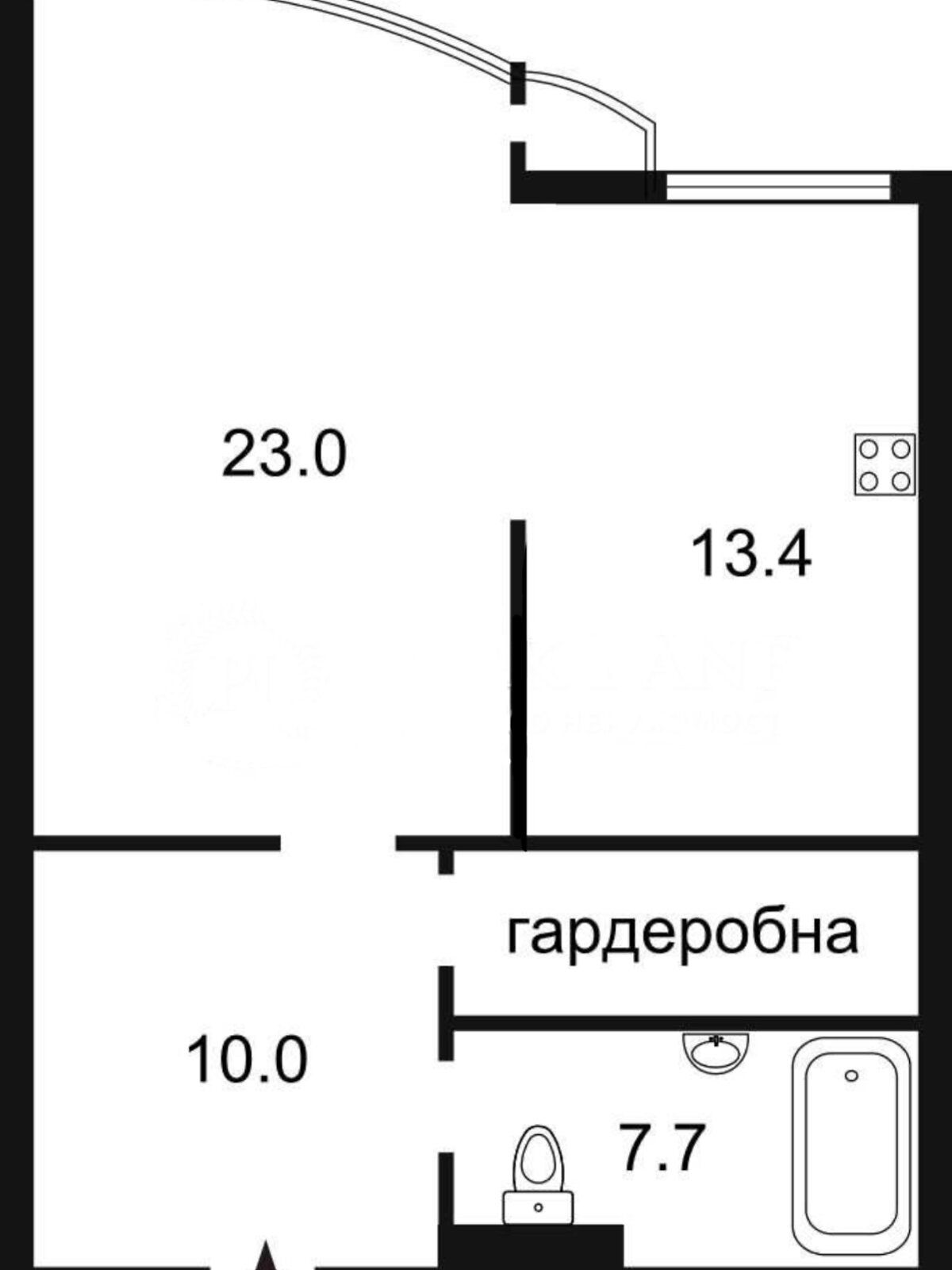 Продажа однокомнатной квартиры в Киеве, на бул. Кольцова 14Б, район Борщаговка фото 1