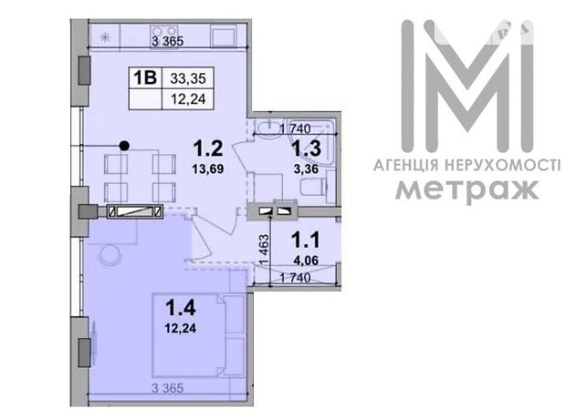Продажа однокомнатной квартиры в Киеве, на Українки Лесі вулиця 26, район Борщаговка фото 1 Продажа однокомнатной квартиры в Киеве, на Українки Лесі вулиця 26, район Борщаговка фото 1