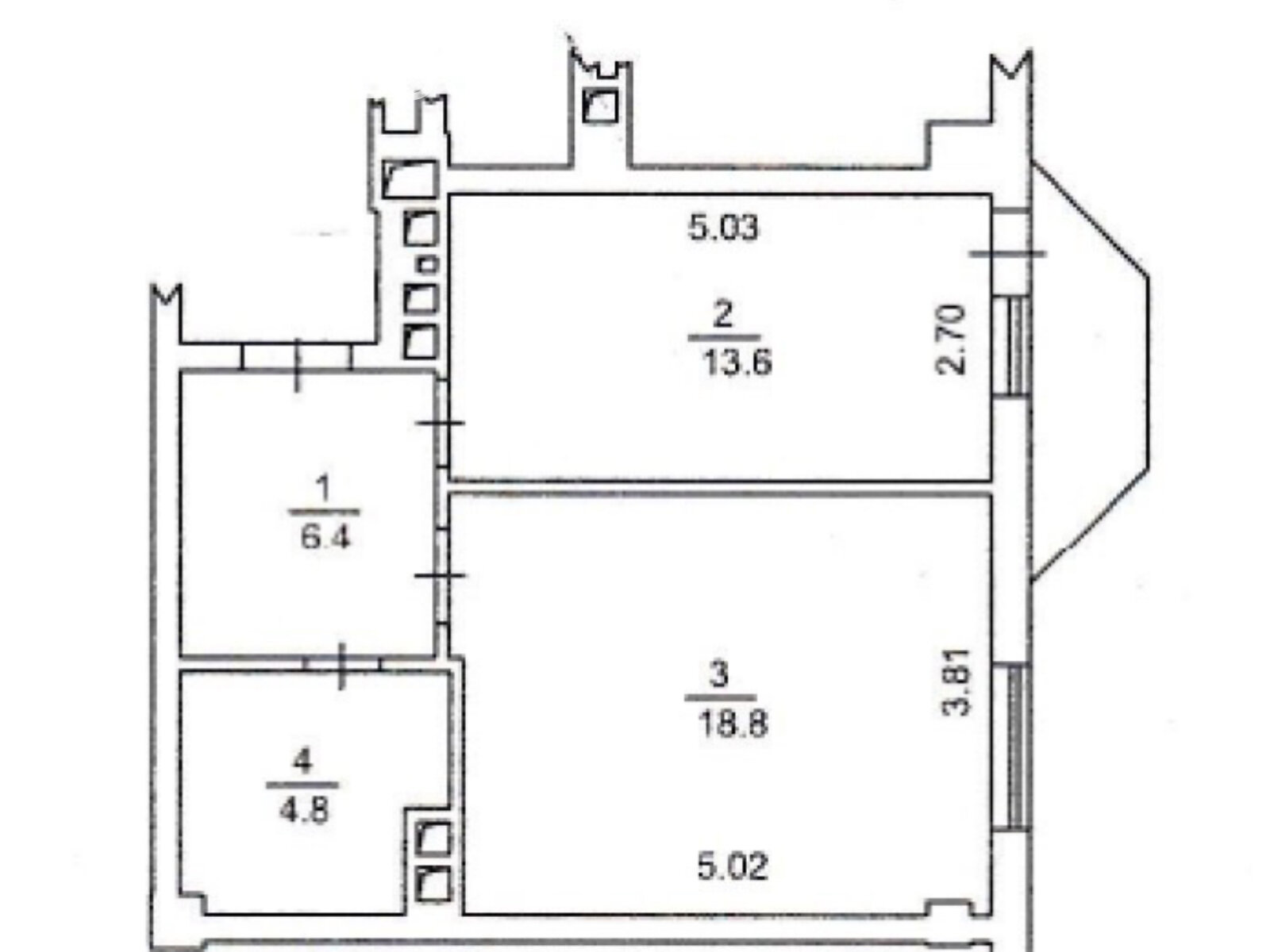 Продаж однокімнатної квартири в Києві, на вул. Івана Дяченко 20В, район Бортничі фото 1