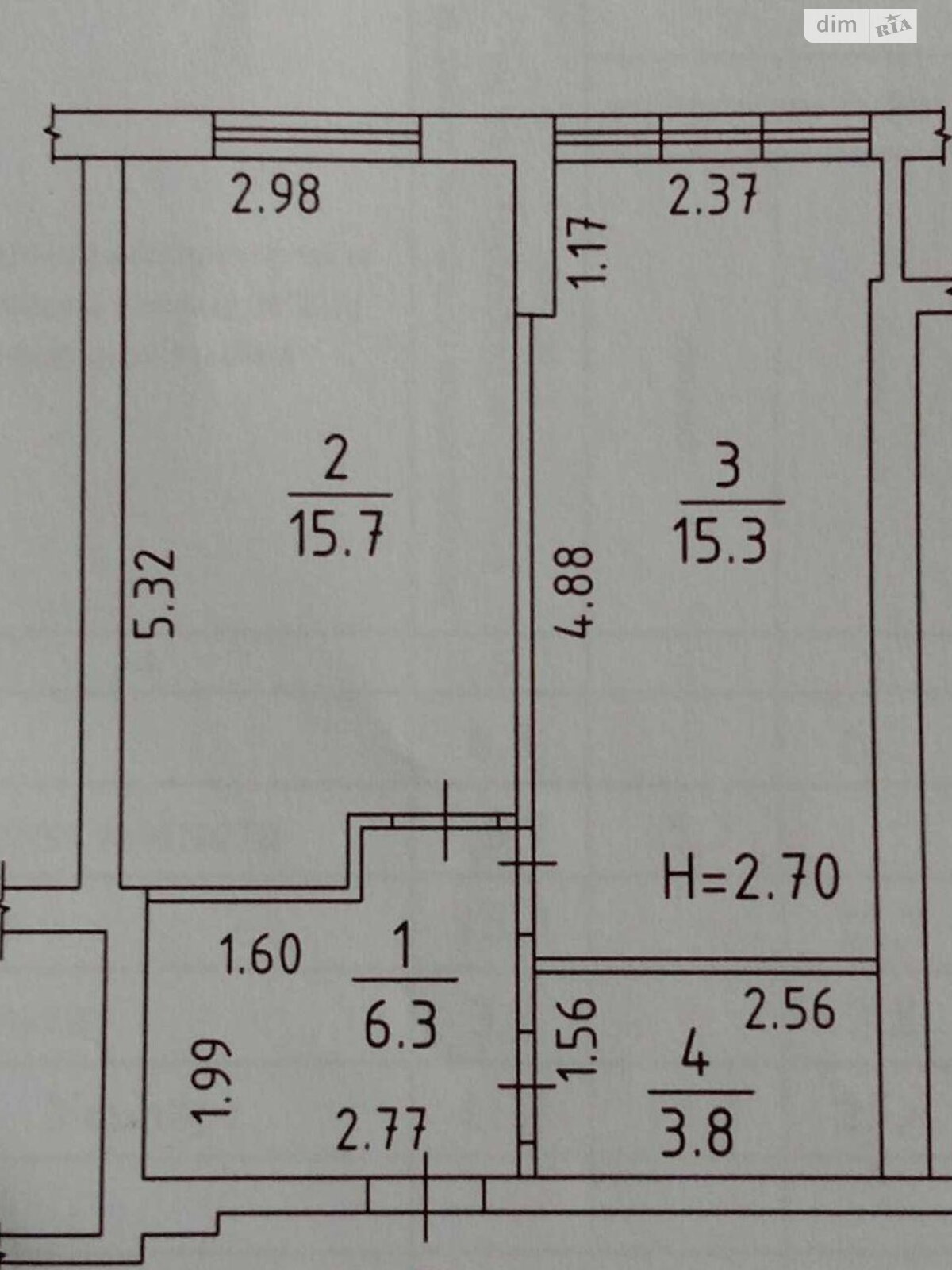 Продаж однокімнатної квартири в Києві, на вул. Світла 3Д корпус 3, район Бортничі фото 1