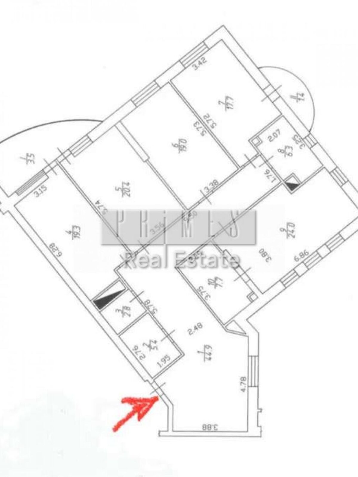 Продажа пятикомнатной квартиры в Киеве, на пер. Лабораторный 7, район Черепанова гора фото 1