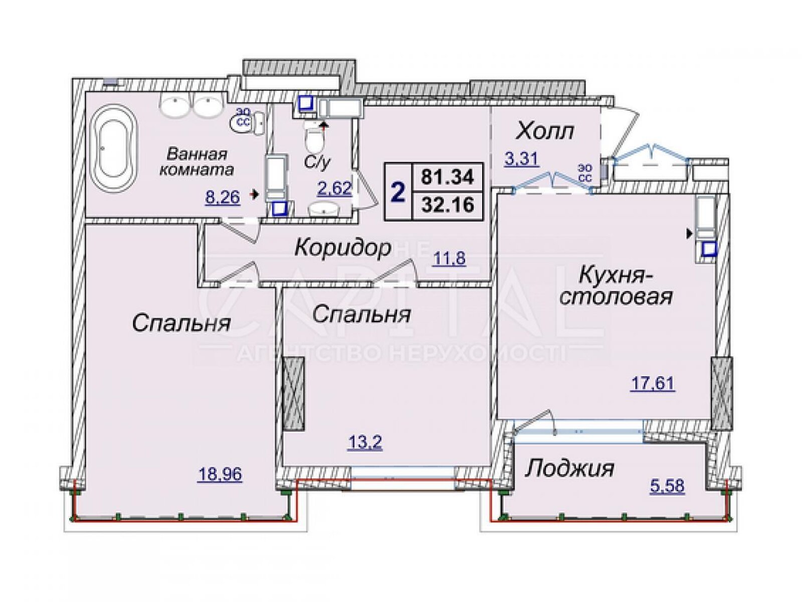 Продажа двухкомнатной квартиры в Киеве, на ул. Андрея Верхогляда 19А, район Черная Гора фото 1