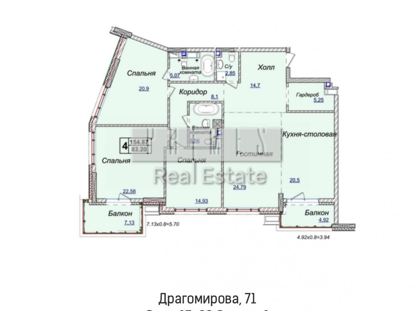 Продаж чотирикімнатної квартири в Києві, на вул. Андрія Верхогляда 17Б, район Чорна Гора фото 1 Продаж чотирикімнатної квартири в Києві, на вул. Андрія Верхогляда 17Б, район Чорна Гора фото 1
