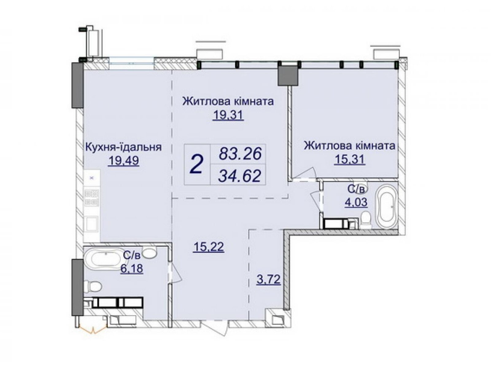 Продажа двухкомнатной квартиры в Киеве, на ул. Андрея Верхогляда, район Черная Гора фото 1 Продажа двухкомнатной квартиры в Киеве, на ул. Андрея Верхогляда, район Черная Гора фото 1
