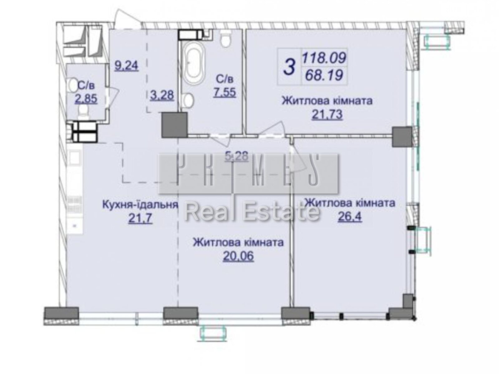 Продажа трехкомнатной квартиры в Киеве, на ул. Андрея Верхогляда 1-20, район Черная Гора фото 1 Продажа трехкомнатной квартиры в Киеве, на ул. Андрея Верхогляда 1-20, район Черная Гора фото 1