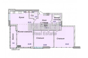 Продажа трехкомнатной квартиры в Киеве, на ул. Андрея Верхогляда 19Б, район Черная Гора фото 2