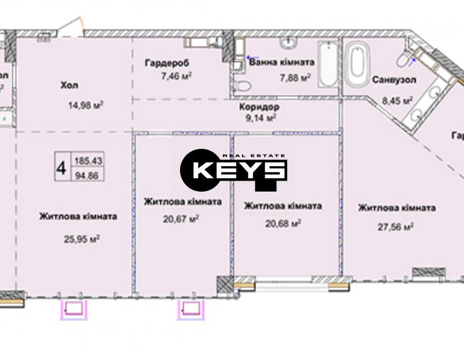 Продажа четырехкомнатной квартиры в Киеве, на ул. Андрея Верхогляда 1-20А, кв. 61, район Черная Гора фото 1