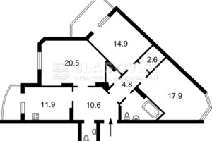 Продажа трехкомнатной квартиры в Киеве, на ул. Смелянская 15, район Чоколовка фото 2